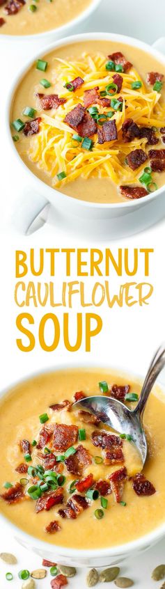 Pressure Cooker Butternut Cauliflower Soup