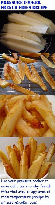 Pressure Cooker French Fries