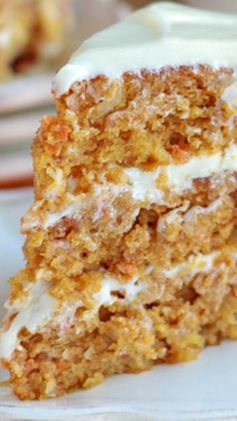 Pumpkin Carrot Cake with Cream Cheese Frosting