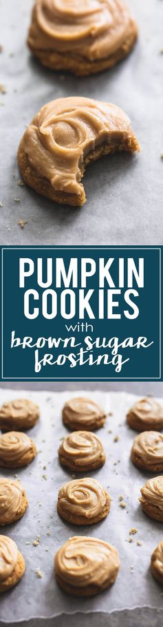 Pumpkin Cookies With Brown Sugar Frosting