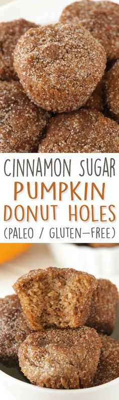 Pumpkin Donut Holes (paleo, grain-free, gluten-free, dairy-free