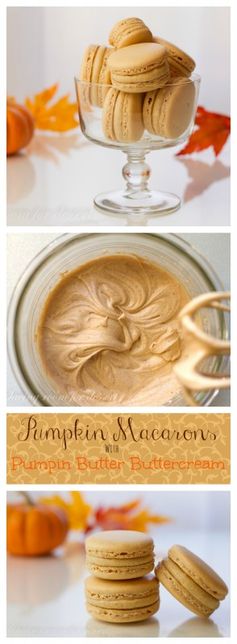 Pumpkin Macarons with Pumpkin Butter Buttercream