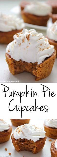 Pumpkin Pie Cupcakes