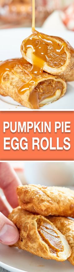 Pumpkin Pie Egg Rolls