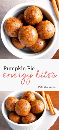 Pumpkin Pie Energy Bites (My Secret