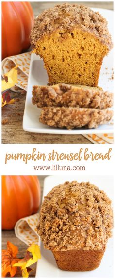 Pumpkin Streusel Bread