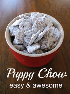 Puppy Chow – A chocolate, peanut buttery, sweet treat