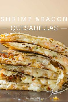 Quesadillas with Shrimp and Bacon