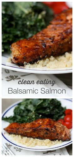 Quick and Easy Balsamic Salmon