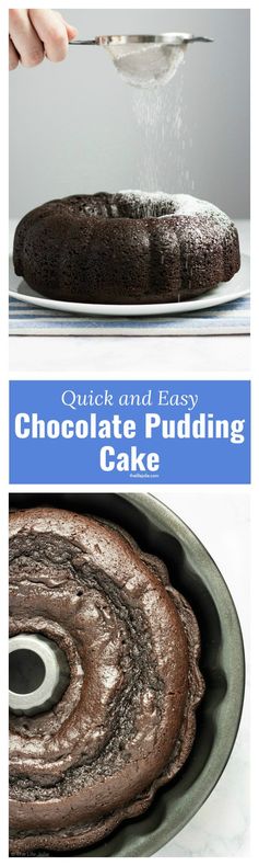 Quick and Easy Chocolate Pudding Cake