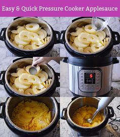 Quick and Easy Pressure Cooker Applesauce