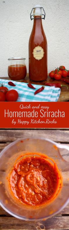 Quick Homemade Sriracha