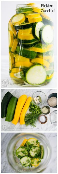 Quick Pickled Zucchini