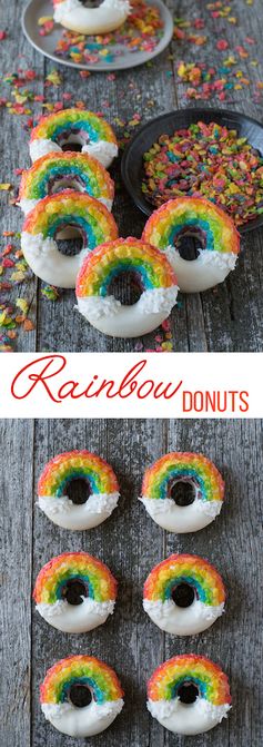 Rainbow Donuts