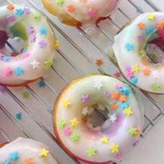 Rainbow Doughnuts