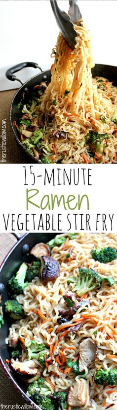 Ramen Vegetable Stir Fry