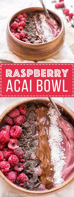 Raspberry Acai Bowl