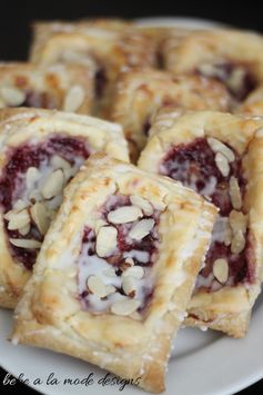 Raspberry Almond Cream Cheese Danish