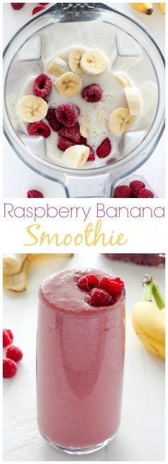 Raspberry Banana Smoothie