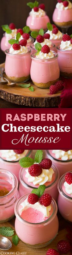 Raspberry Cheesecake Mousse