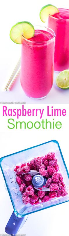 Raspberry Lime Smoothie