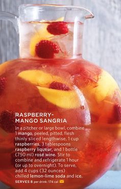 Raspberry-Mango Sangria