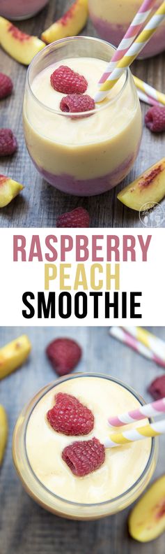 Raspberry Peach Smoothie