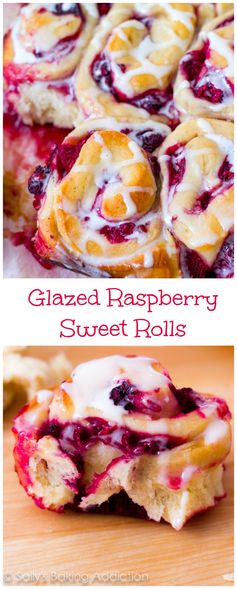 Raspberry Swirl Sweet Rolls