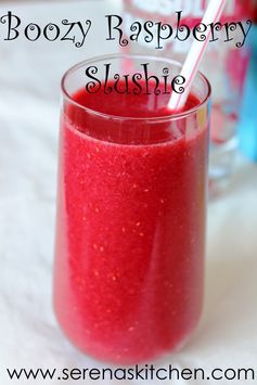 Raspberry Vodka Slushie