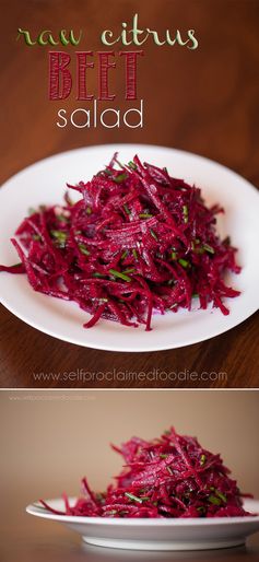 Raw Citrus Beet Salad