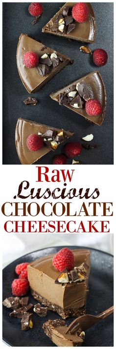 Raw Luscious Chocolate Cheesecake