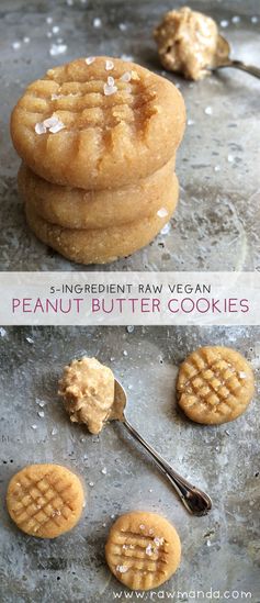 Raw Peanut Butter Cookies