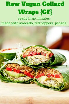 Raw Vegan Collard Wraps