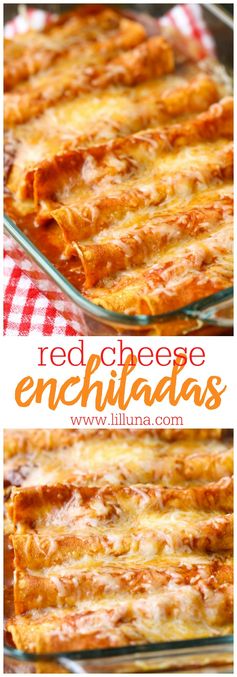 Red Cheese Enchiladas