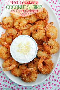 Red Lobster's Coconut Shrimp with Pina Colada Sauce