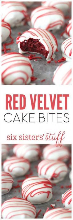 Red Velvet Cake Bites