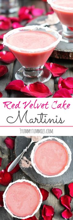 Red Velvet Cake Martinis