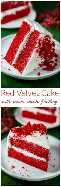 Red Velvet Cake with Cream Cheese Frosting