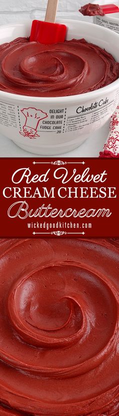 Red Velvet Cream Cheese Buttercream