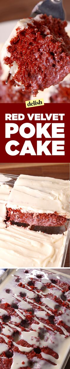 Red Velvet Poke Cake