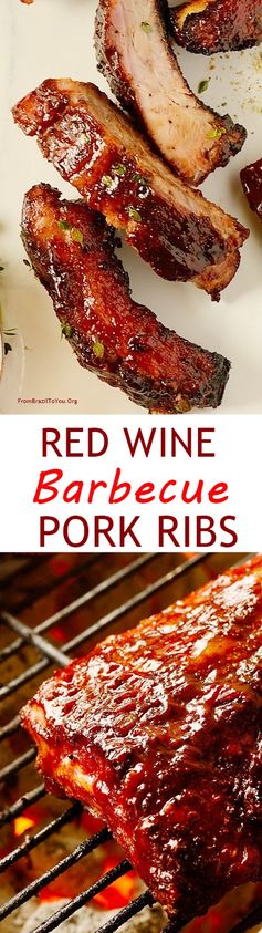 Red Wine Barbecue Pork Ribs