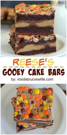 Reese’s Gooey Cake Bars