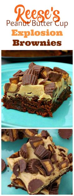 Reese's Peanut Butter Cup Explosion Brownies