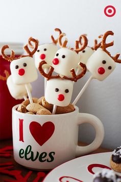 Reindeer Marshmallow Pops