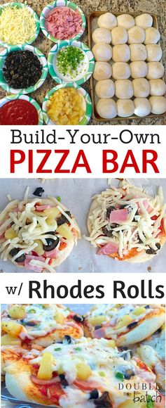 Rhodes Rolls Build your Own Pizza Bar