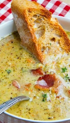 Roasted Broccoli and Cheddar Soup