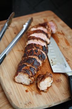 Roasted Chili Maple Pork Tenderloin