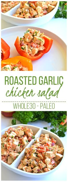 Roasted Garlic Chicken Salad