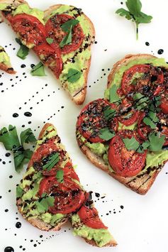 Roasted Tomato Avocado Toast