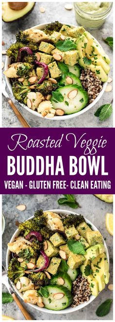 Roasted Veggie Buddha Bowl with Quinoa and Avocado